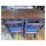 Vintage Dining Room Table and Six Chairs