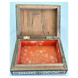 Vintage Treasures and Trinkets including Delft Porcelain Dresser Box