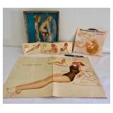 Variety of Vintage Pin Up Collectibles