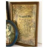 Vintage Framed Wall Decor Items