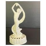 Vintage Art Nouveau Floral Frog