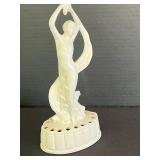 Vintage Art Nouveau Floral Frog