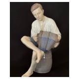 Bing and Grøndahl Boy Playing the Accordion Figurine No. 1661