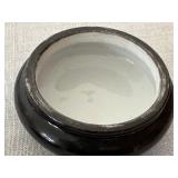 Antique Portrait Hand Painted Vanity Jar