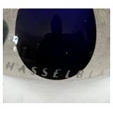 Vintage Orrefors Intermezzo Blue Art Glass Teardrop Paperweight