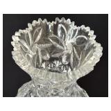 Vintage Cut Crystal Vase by Libbey