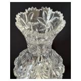 Vintage Cut Crystal Vase by Libbey