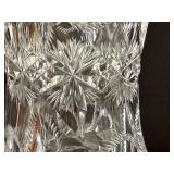 Vintage Cut Crystal Vase by Libbey