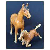Two Vintage Morten Studios Horse Figurines