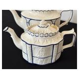 Antique Castleford Teapots and Creamer