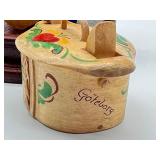 Vintage Miniature Swedish Tine Boxing Figurine and More