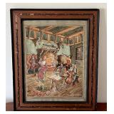 Vintage Framed Drawing by Arthur Hoff