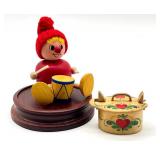 Vintage Miniature Swedish Tine Boxing Figurine and More