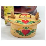 Vintage Miniature Swedish Tine Boxing Figurine and More