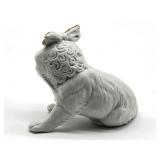 Antique Victorian Porcelain Dog Figurine