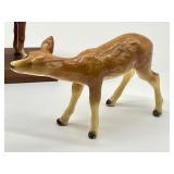 Vintage Morten Studios Deer Figurine and Vintage Metal Horse Figurine