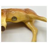 Vintage Morten Studios Deer Figurine and Vintage Metal Horse Figurine