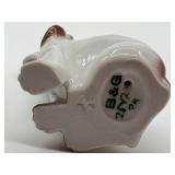 Peter Jens Dahl Dachshund Figurine No. 1131 & Bing and Grøndahl Basset Hound Figurine No. 2542