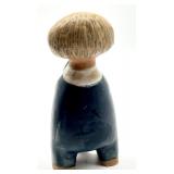 Lisa Larson Gustavsberg Pelle with Cat Pottery Figurine