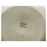 Two Antique Victorian Satin Glass Vases