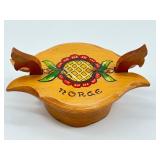 Antique Wooden Swedish Tine Box