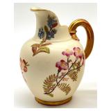 Pair of Antique Royal Worcester Ewers