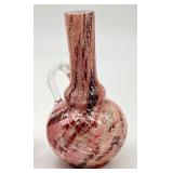 Pair of Antique Spangle Glass Vases