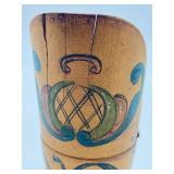 Antique Wooden Rosemaling Doll Chair