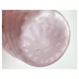 Antique Diamond Quilt Pink Case Vase