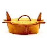 Antique Miniature Swedish Tine Box