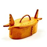 Antique Miniature Swedish Tine Box