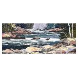 Vintage Original Scenic Oil Painting by Herb Hultgren