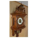 Antique Lorenz Furtwangler Sohne German Regulator Wall Clock