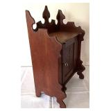 Antique Victorian Dresser Top Walnut Cabinet