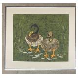 Batik Painting by Marnie entitled Strolling