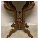 Antique Victorian Marble Top Parlor Table
