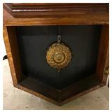 Antique Calendar Wall Clock by E.N. Welsh