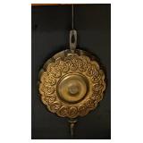 Antique Calendar Wall Clock by E.N. Welsh