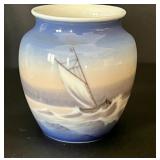 Jens Peter Dahl Jensen Vase and Small Plate