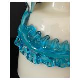 Antique Hand Blown English Glass Vase