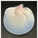 Vintage Bing and Grøndahl Art Nouveau Porcelain Shell Plate