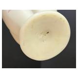 Two Pieces of Victorian Satin Glass