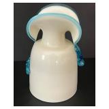 Antique Hand Blown English Glass Vase