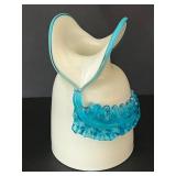 Antique Hand Blown English Glass Vase