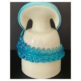 Antique Hand Blown English Glass Vase