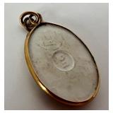 Vintage Bing and Grøndahl Ceramic Pendant