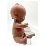 Antique Kewpie Doll Holding a Book