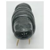 Inuit Stone Walrus Carving