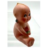 Antique Kewpie Doll Holding a Rose