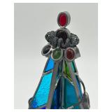 Retro Stained Glass Christmas Tree